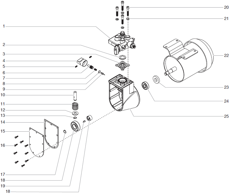 AirCoat Spray System Diaphragm Pump Parts